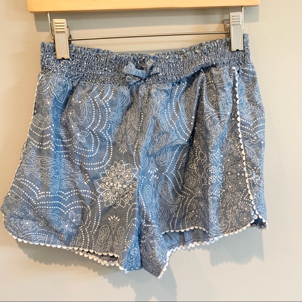 Polo Girls Denim Pattern Short - 14